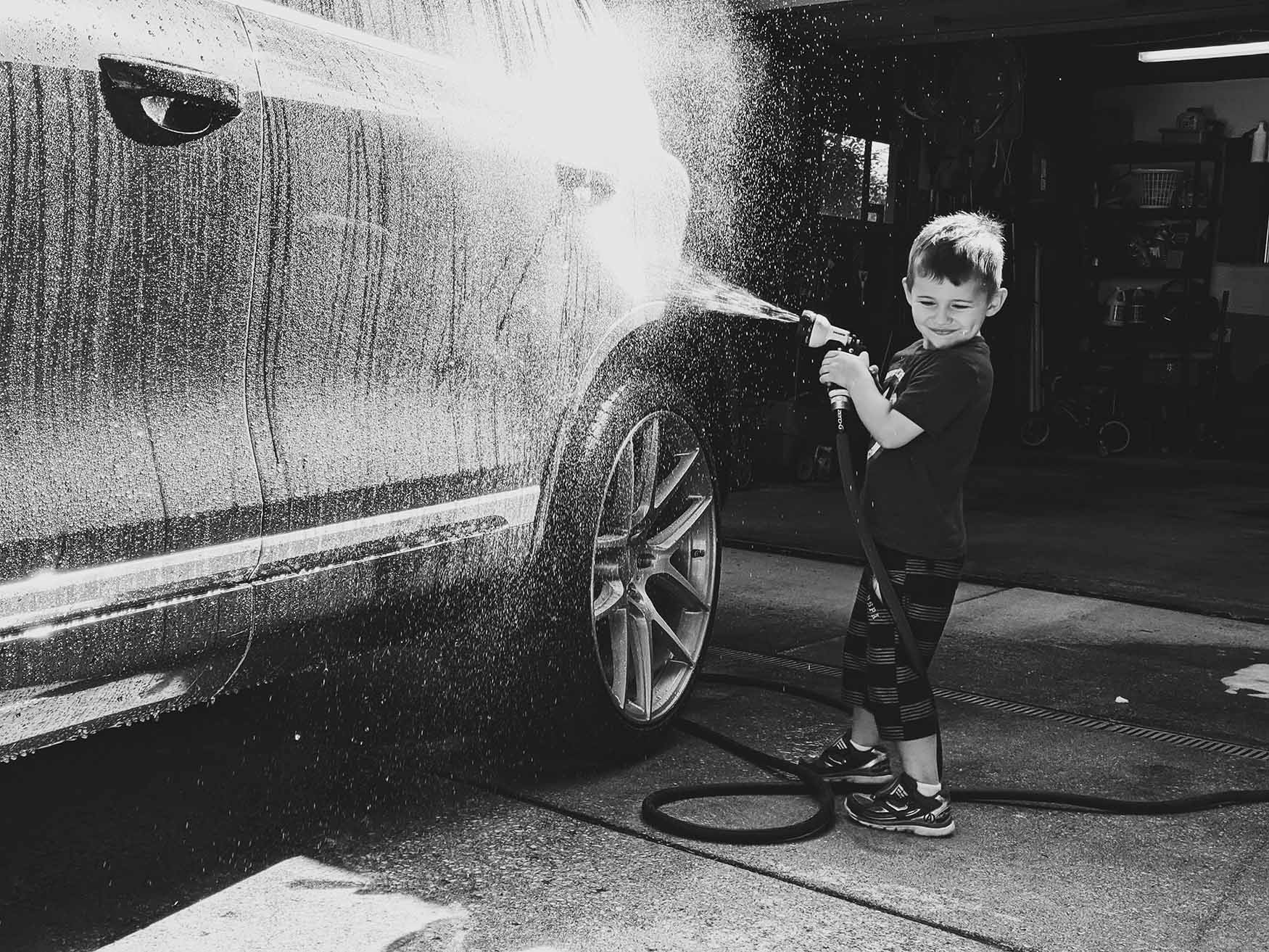 Washing Car - 2014 VW Touareg
